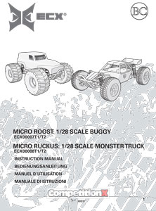 ECX Micro Ruckus 1/28 Monster Truck Manual