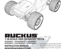 ECX Ruckus 1/18 Monster Truck Manual