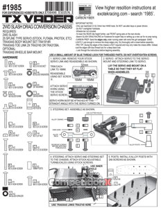 Exotek Racing TX Vader Manual