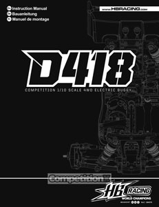 HB Racing D418 Manual
