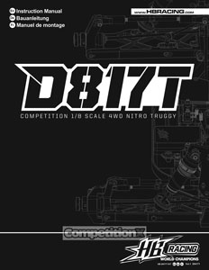 HB Racing D187T Manual