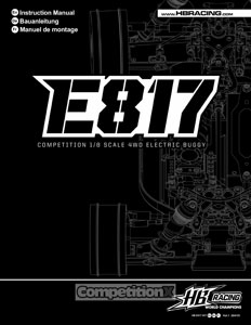 HB Racing E817 Manual
