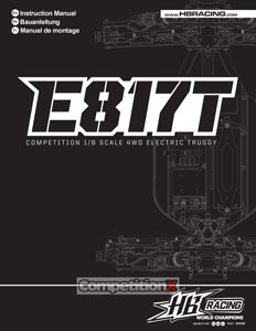 HB Racing E817T Manual