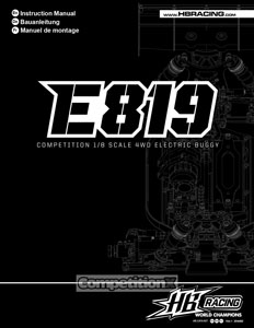 HB Racing E819 Manual