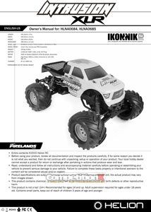 Helion RC Intrusion XLR Manual