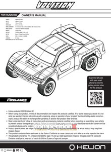 Helion RC Volition Manual