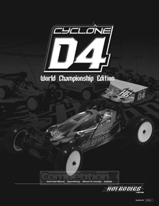 HB Racing Cyclone D4 WCE Manual