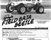 Kyosho Field Baja Beetle Manual