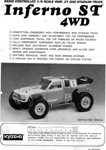 Kyosho Inferno ST 4WD Manual