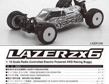 Kyosho Lazer ZX-6 Manual