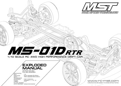 MST MS-01D RTR Manual