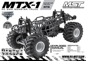 MST MTX-1 2WD RTR Manual