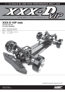 MST XXX-D VIP RM Manual