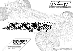 MST XXX Rally RTR Manual