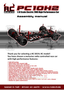 RC Devil PC10H2 Manual