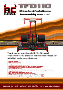 RC Devil TDF110 Manual