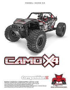 Redcat Racing Camo X4 Pro Manual