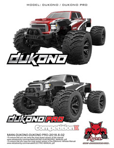 Redcat Racing Dukono Pro Manual