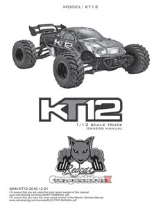 Redcat Racing KT12 Manual