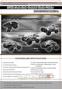 Redcat Racing Sumo Buggy Manual