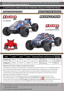 Redcat Racing Tremor SG Manual