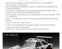Kyosho Citroen ZX Rally Raid Manual