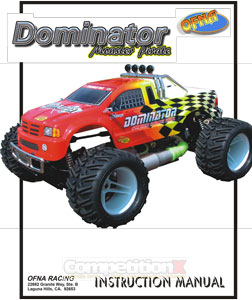 OFNA Dominator Monster Pirate RTR Manual