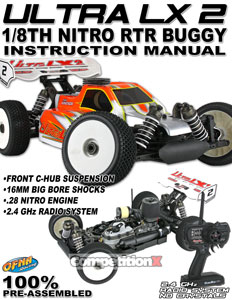 OFNA Ultra LX 2 Nitro Buggy Manual