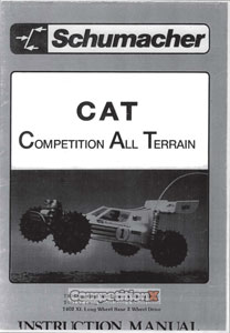 Schumacher Cat T402 Manual