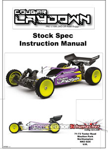 Schumacher Cougar Laydown Stock Spec Manual
