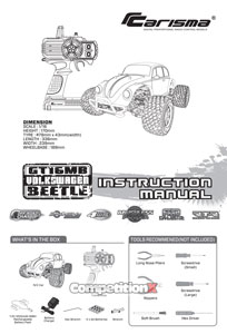 Carisma GT16B Manual