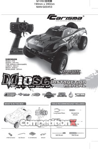 Carisma M10SC Manual