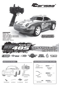 Carisma M48S Porsche 959 Manual