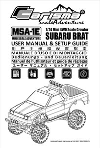 Carisma MSA-1E Subaru Brat Manual