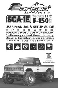 Carisma SCA-1E Ford F-150 2.1 Manual