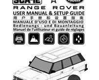 Carisma SCA-1E Range Rover Kit Plastic Wheel Manual