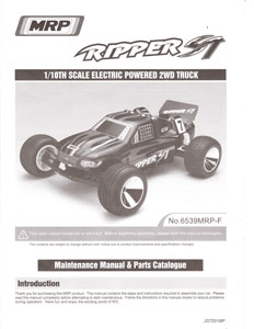 MRP Ripper ST Manual