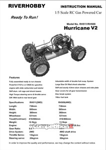 River Hobby Hurricane V2 Manual