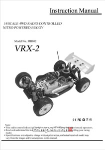 River Hobby VRX-2 Manual