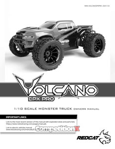 Redcat Racing Volcano EPX Pro 2021 Manual