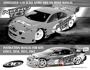 Team Associated Nitro TC3 RTR Manual