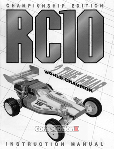 Team Associated RC10 Championship Edition 1990 Manual