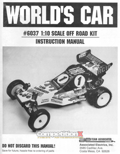 Team Associated RC10 Worlds Car Manual