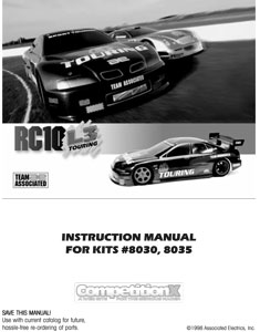 Team Associated RC10L3T Sport Manual