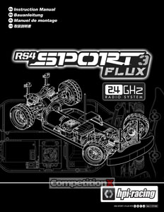 HPI Racing Sport 3 Flux Audi i e-tron Vision GT Manual