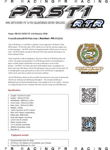 PR Racing ST1 RTR Manual