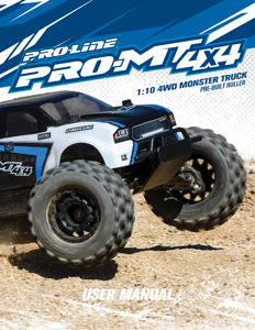 Pro-Line Racing Pro-MT 4x4 Manual