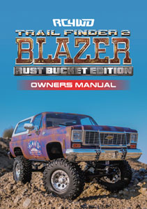 RC4WD Trail Finder 2 Chevrolet Blazer Rust Bucket Edition Manual