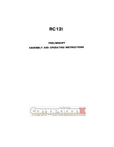 Team Associated RC12i Manual