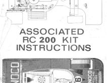 Team Associated RC200 Manual